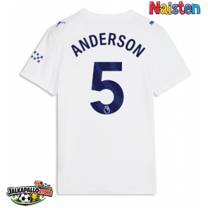 Manchester City Elliot Anderson #5 Kolmaspaita Naisten 2026-27 Lyhythihainen